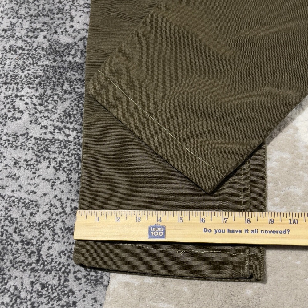 Cabelas Brush Guard Pants Men‎ 33x32 Brown Canvas Nylon Hunting Fishing Workwear - Picture 13 of 16